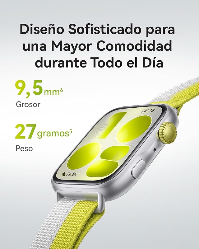 Watch FIT 5 Smartwatch, GPS, 1,82″ Pantalla AMOLED, 2500Nits, Blanco