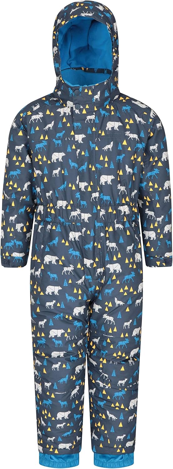 Mountain Warehouse Cloud All In 1 Kids Snowsuit Waterproof Rainsuit 