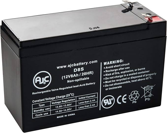 Kung Long WP1236W 12V 8Ah UPS Battery - This is an AJC: Amazon.co.uk ...