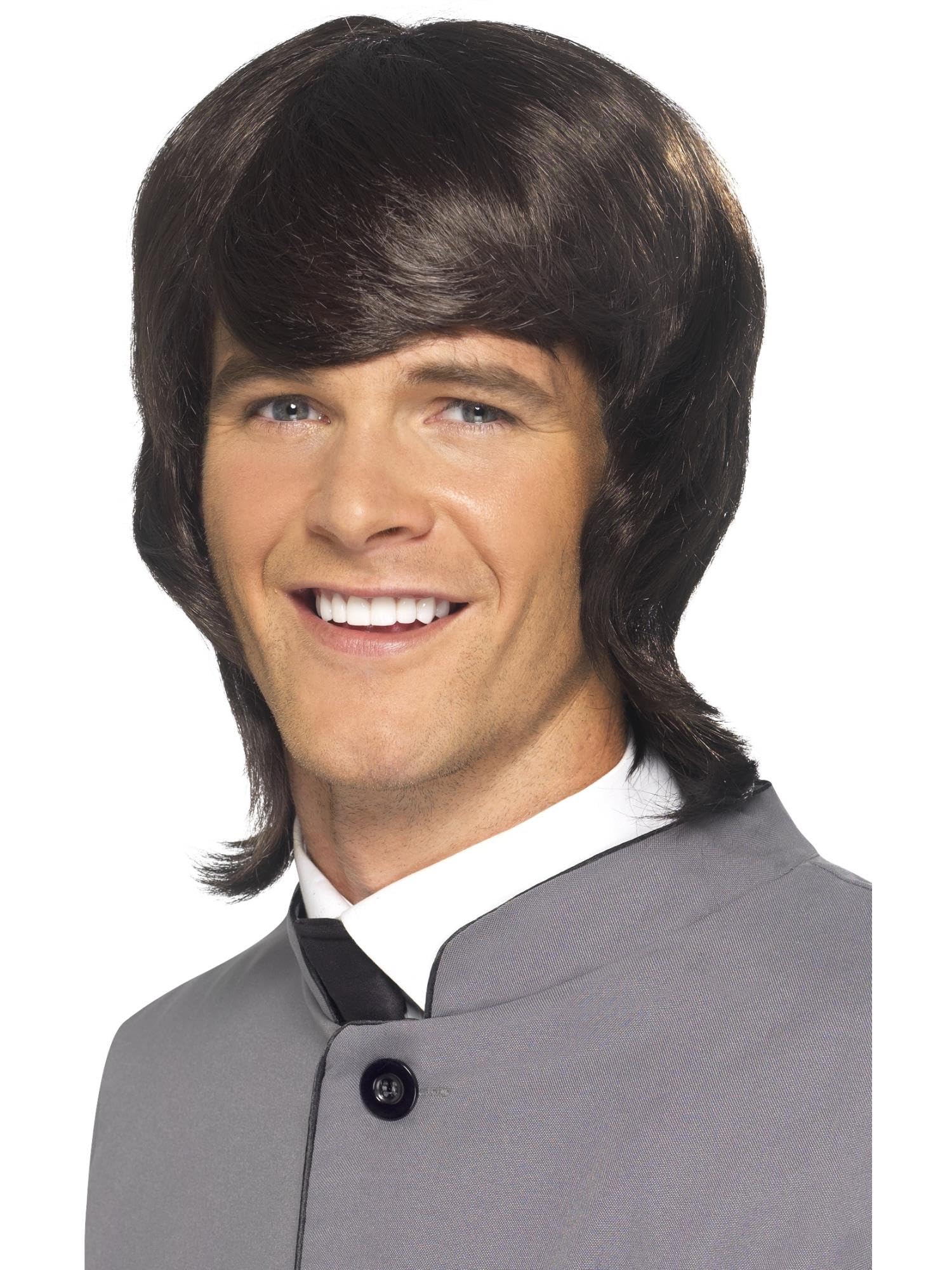 Smiffys Mens 60s Mod Wig (One Size) (Brown)
