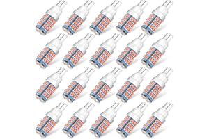ACOHUIKE T10 921 194 168 175 LED Bulbs Warm White 20-Packs, Super Bright 3014 42-SMD Replacement 12 Volt RV Camper Trailer Boat Trunk Interior Dome Map License Lights, Backup Reverse Lights