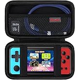 Elonbo Carrying Case for KAVOYI/WELLST·G/TaddToy/Beijue/FAMILY POCKET/CCTU/X-JOYKIDS/GREENCREEK/Beico/GuaiyeyeAP/TEBIYOU Handheld Game Console, Portable Electronic Gaming Player Bag, Black
