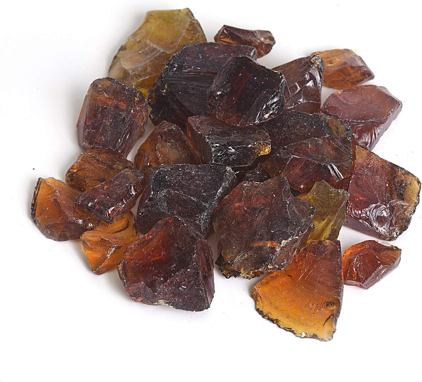 Amazon Com High Luster Reflective Fire Glass Gravel Fire Gems