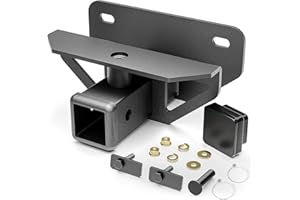 EYOUHZ for Dodge Ram 2 inch Trailer Hitch Receiver Compatible with 2003-2018 Dodge Ram 1500 & 2019-2023 Ram 1500 Classic & 2003-2013 Ram 2500 3500, Class 3 III Rear Tow Hitch Towing Combo with Cover