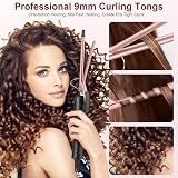 JAETON Curling Wand 9MM Tourmaline Ceramic 180/230C Dry Heat 30s view 2
