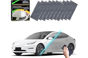 ANG TIAC Nano Sparkle Cloth Car Scratch Remover, Nano Clean Cloth Scratch Remover for Deep Scratch Repair on Car Paint, Upgraded Miracle Nano Clean Cloth Scratch Remover (10PCS)
