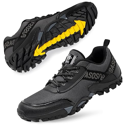 SOBASO Men Waterproof Hiking Shoe Women Non-Slip All Day Work