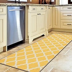 Machine Washable Moroccan Trellis Design Non-Slip