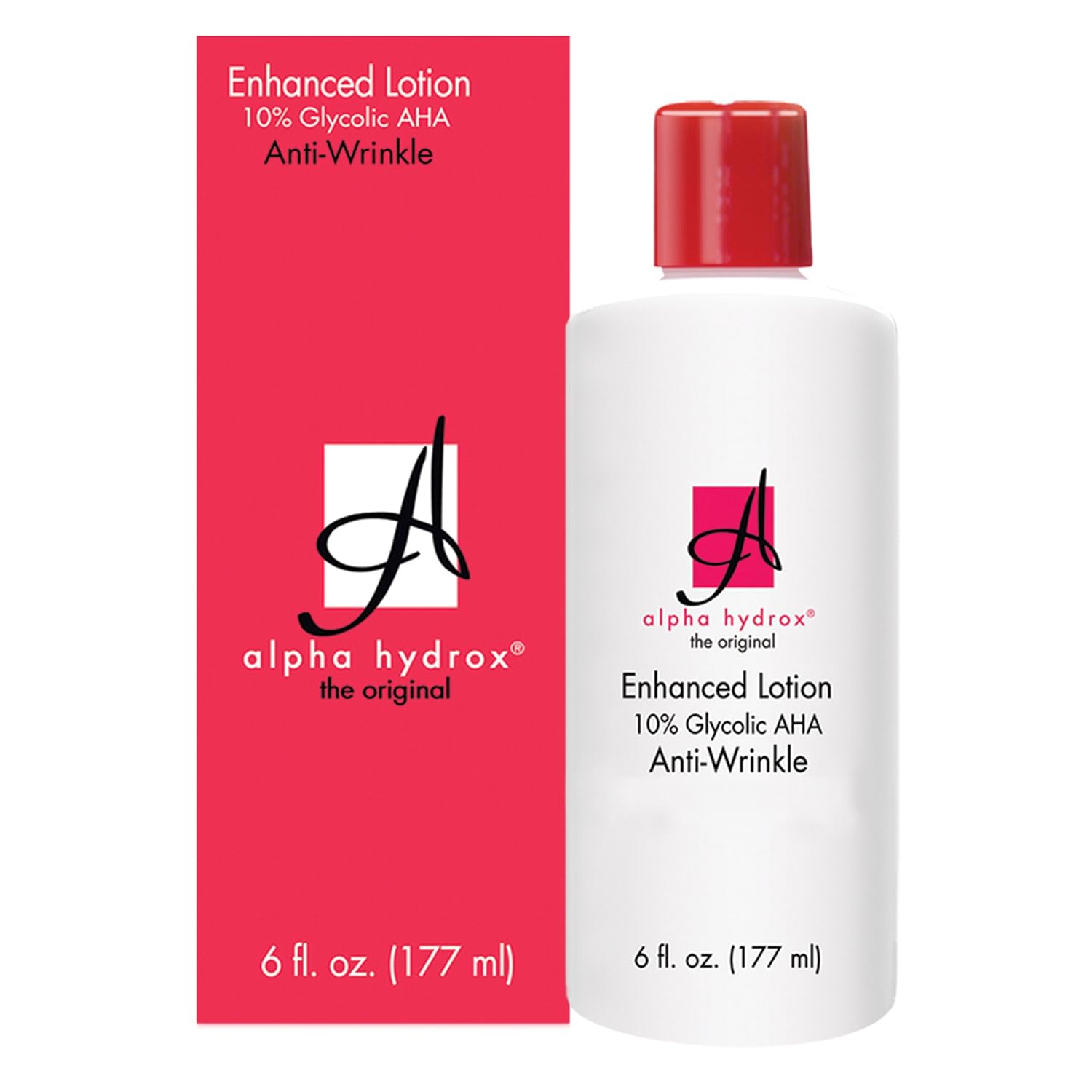 Alpha Hydrox Enhanced Lotion 10 percent Glycolic AHA 6 fl oz AntiWrinkle Amazon.in Beauty