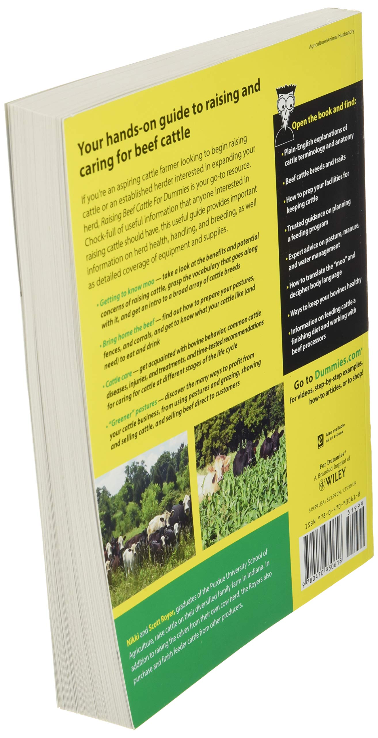 Raising Beef Cattle For Dummies Raising Beef Cattle For Dummies Paperback Kindle
