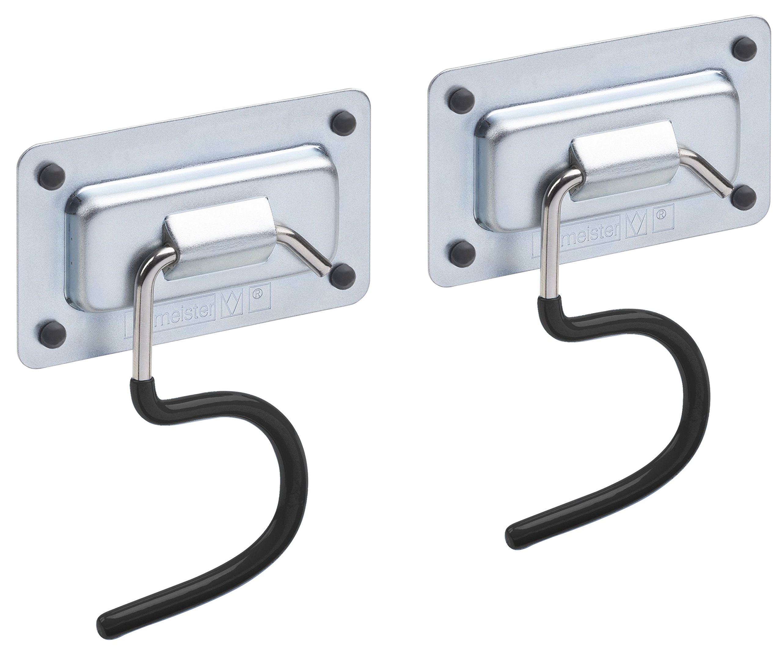 Meister Device Holder S Shape ✓ ✓ Easy Assembly ✓ for Gestielte Devices | Wall Mount Tool Holder Pack of 2 | Gardening Tool Holder Broom Holder Handle Holder 9952400