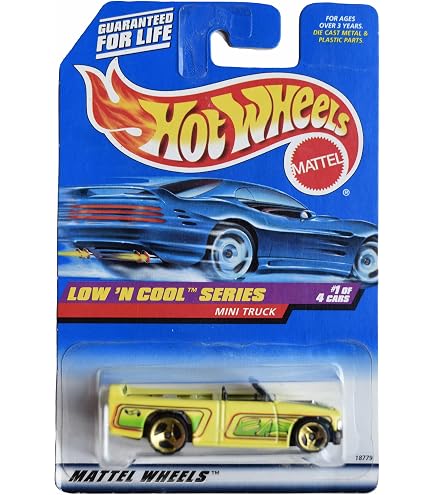 Hot Wheels Orange Mini Truck #231 – Square Card – Mit Razor Wheels – 1:64 Modell Zum Sammeln