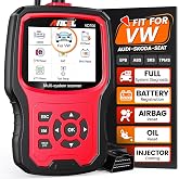 ANCEL VD700 OBD2 Diagnostic Code Reader Scan Tool Fit for Volkswagen Audi VW Skoda Seat, All Functions OBD11 Scanner for VAG Vehicles with Battery Registration EPB Reset (Upgraded VD500)