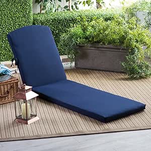 Amazon.com: POLYWOOD 77 x 21.25 Sunbrella Chaise Lounge ...
