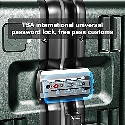 AIWEINY Zipperless Luggage, Polycarbonate Aluminum