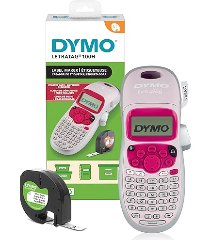 Autres accessoires de bureau Dymo Etiqueteuse sans fil compacte 2172855 Letratag 200 B Noir