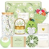 Gift Baskets for Women Unique Birthday Gifts for Women self care cheer up gifts set pick me up gift box for Woman teen girls best friend Sister Ladies Friendship Her - Inspirational Green Present