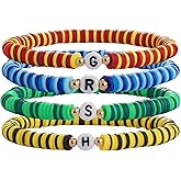 Colorful Magic Bracelets Set, Beaded Bracelet for Friendship, Stretch Bracelets Elastic Layering Boho Jewelry, Gifts for Family Friends, Christmas Halloween Holiday Birthday Gift