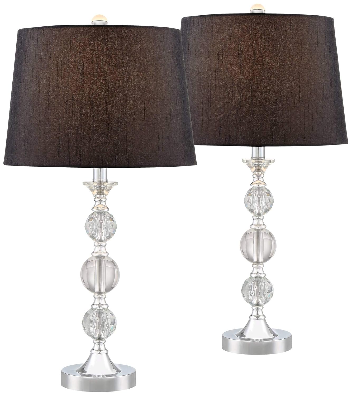 Best modern black and silver table lamps