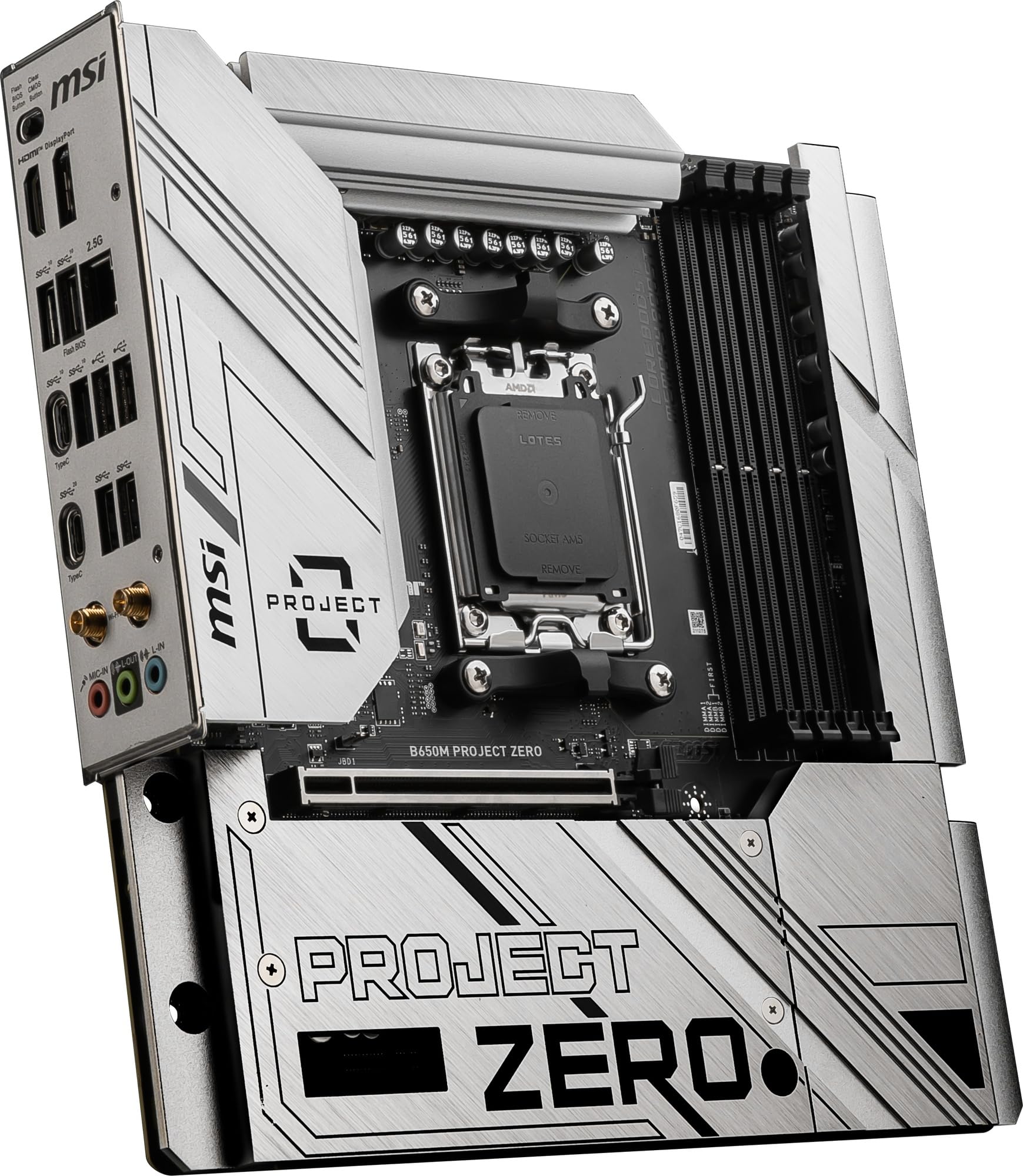 Mua MSI B650M PROJECT ZERO バックコネクトデザイン採用 AMD