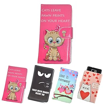 ikracase Slide Motiv Hülle für CUBOT Note Plus Smartphone Handytasche Handyhülle Schutzhülle Tasche Case Cover Etui Design 1 