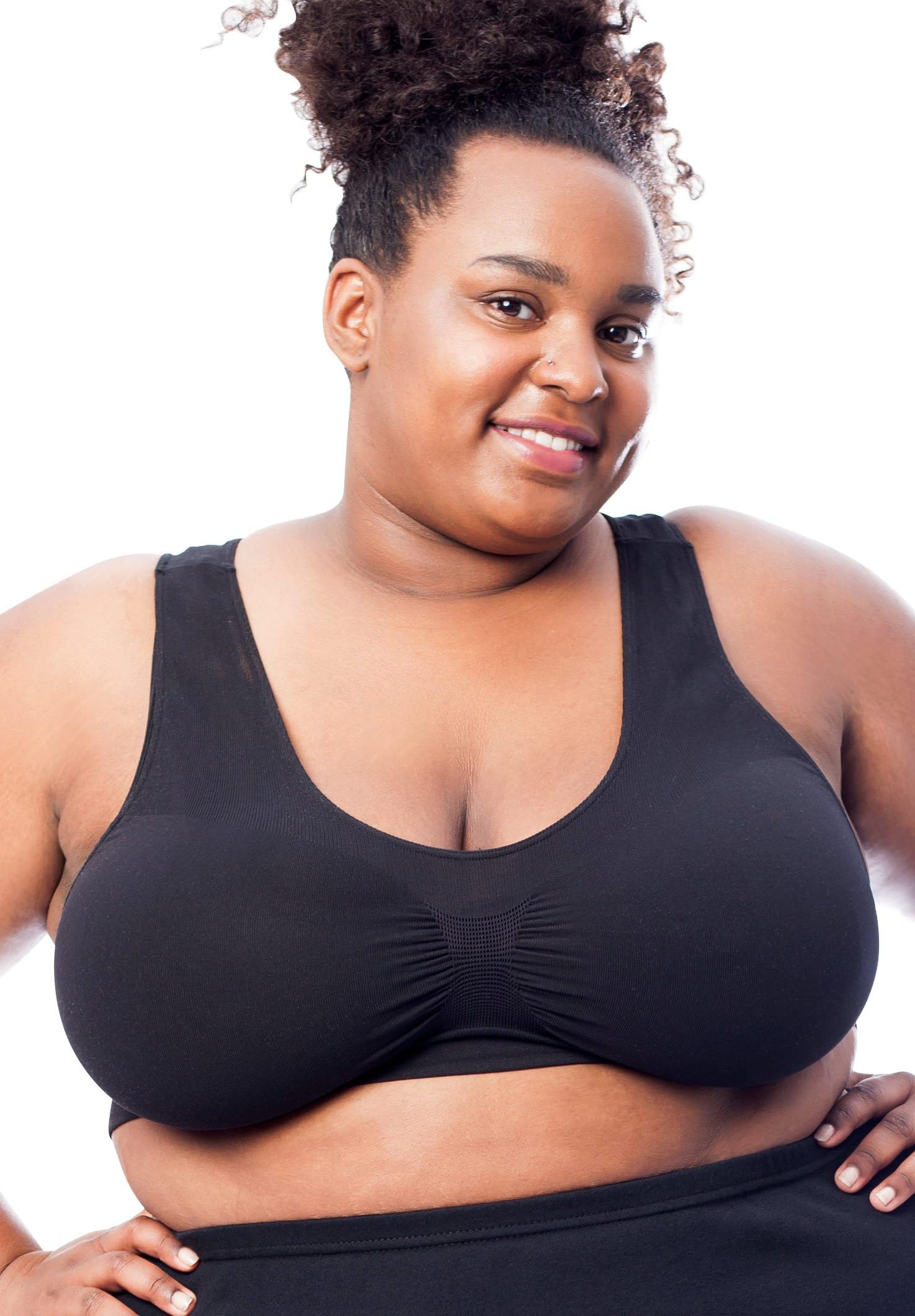 All Woman Large Pull-Over Seamless Bra Sizes Up to 56EE