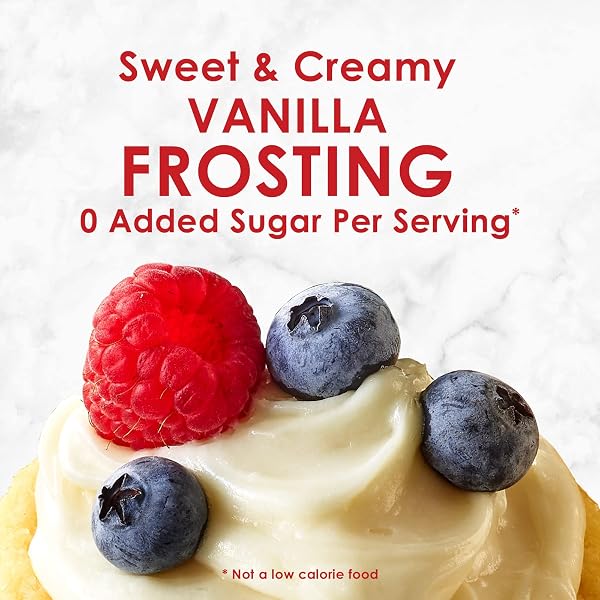 DUNCAN HINES KETO FRIENDLY VANILLA FLAVORED FROSTING, ZERO ADDED SUGAR, 11 OZ.