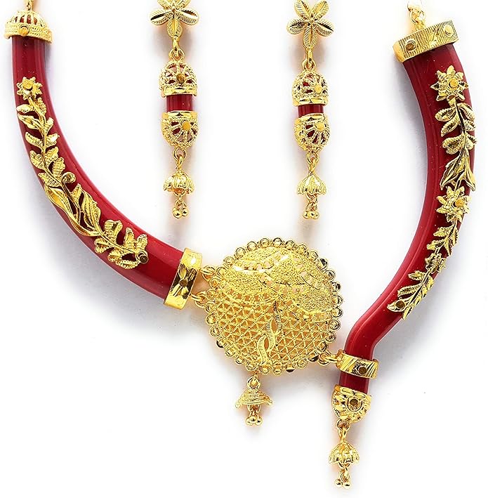 Necklace and Gold Collection Jewellery Set Amazon.ca Jewelry
