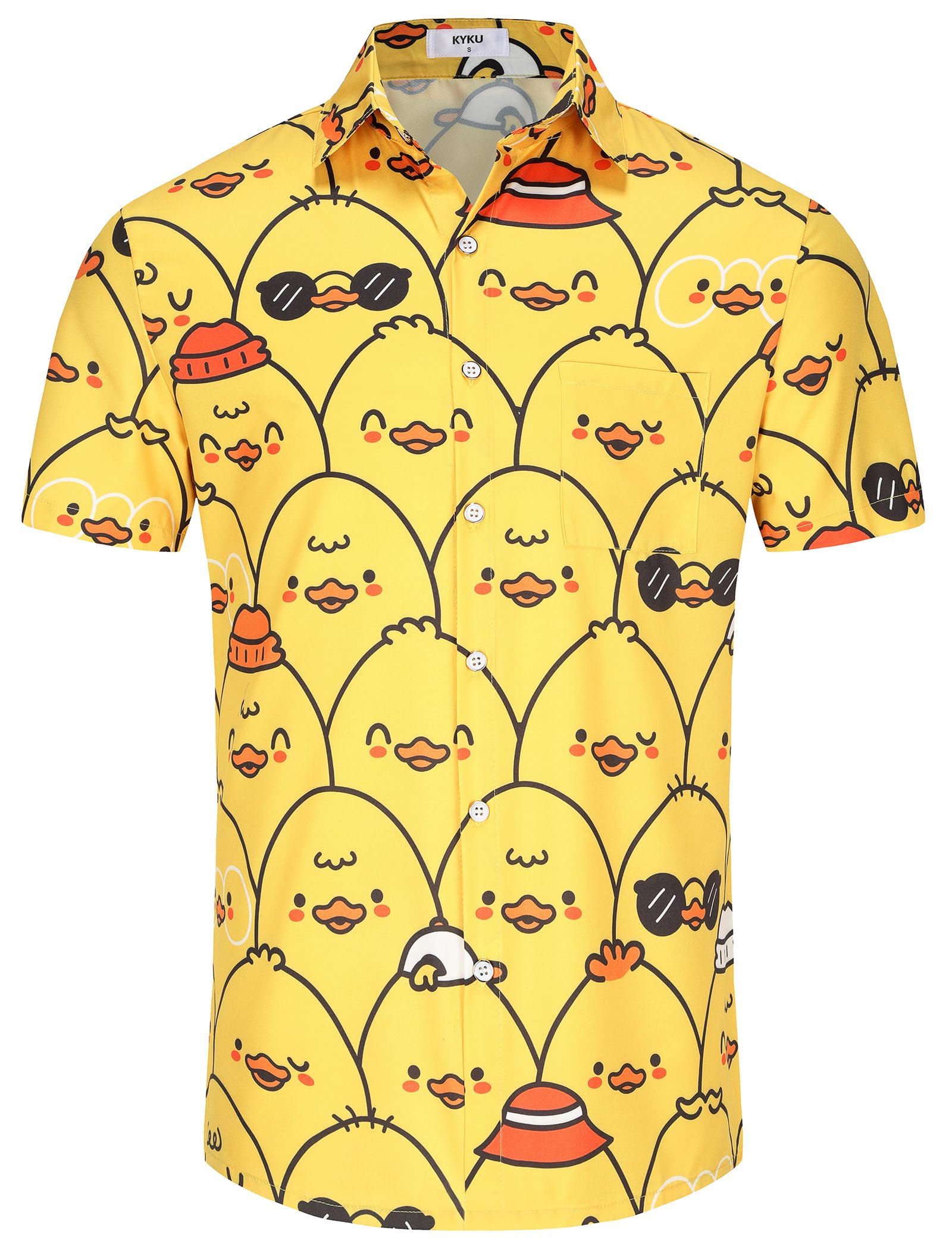 KYKU Rubber Duck Apparel Hawaiian Button Up Shirts