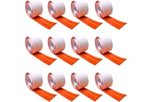 RE-U-Zip Mounting Strip Refills |12 Pack | for Use with RE-U-Zip Reusable Dust Barrier Zippers & Magnetic Entry Strips | Cost
