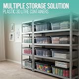 Klass 4 x 30 Litre Underbed Storage Boxes with Lids Set of 4 view 7
