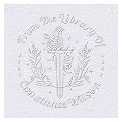 OFCCUSTOM Book Embosser Custom Embosser Stamp with