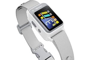 AKUVU Bark Collar-Rechargeable Smart Barking Collar- Anti Bark Training Collar with Adjustable Sensitivity Beep Vibration Shock- Bark Shock Collar for Small Large Medium Dogs (Incanus)