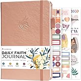 Clever Fox Daily Faith Journal – Guided Prayer, Gratitude & Bible Study Notebook – Faith Based Gifts & Journaling Supplies for Women (Rose Gold)