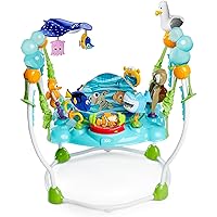 Bright Starts Disney Baby Finding Nemo Sea of Activities Baby Activity Center Jumper with Interactive Toys, Lights, Songs & S