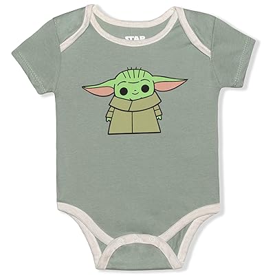 Buy Star Wars 3 Pack Short Sleeve Onesie The Child Is Coming Romper Set Baby Yoda Bodysuit Size 3m Green Online In Indonesia B08kfpck8j