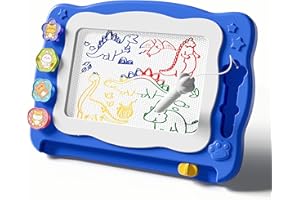 BEBY BUTY Large Magnetic Drawing Board for Toddlers, Magnetic Doodle Board for Kids, Etch A Sketch Magnet Erasable Writing Pad, Preschool Education Travel Toys for Kids Boys Girls Age 3 4 5 6 7 8 Years Old