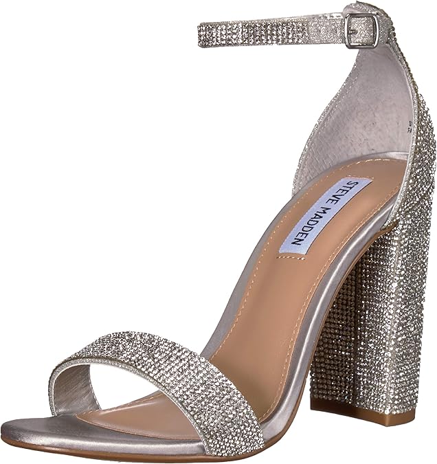 steve madden carrson sandal silver