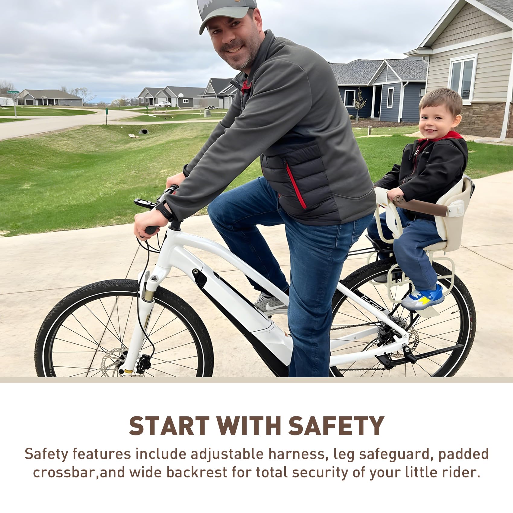 Kid's Bike seat Rear Child Carrier Bike Chair for Bicycle Kids seat for Children 2~4 Years,Weight 55 lbs