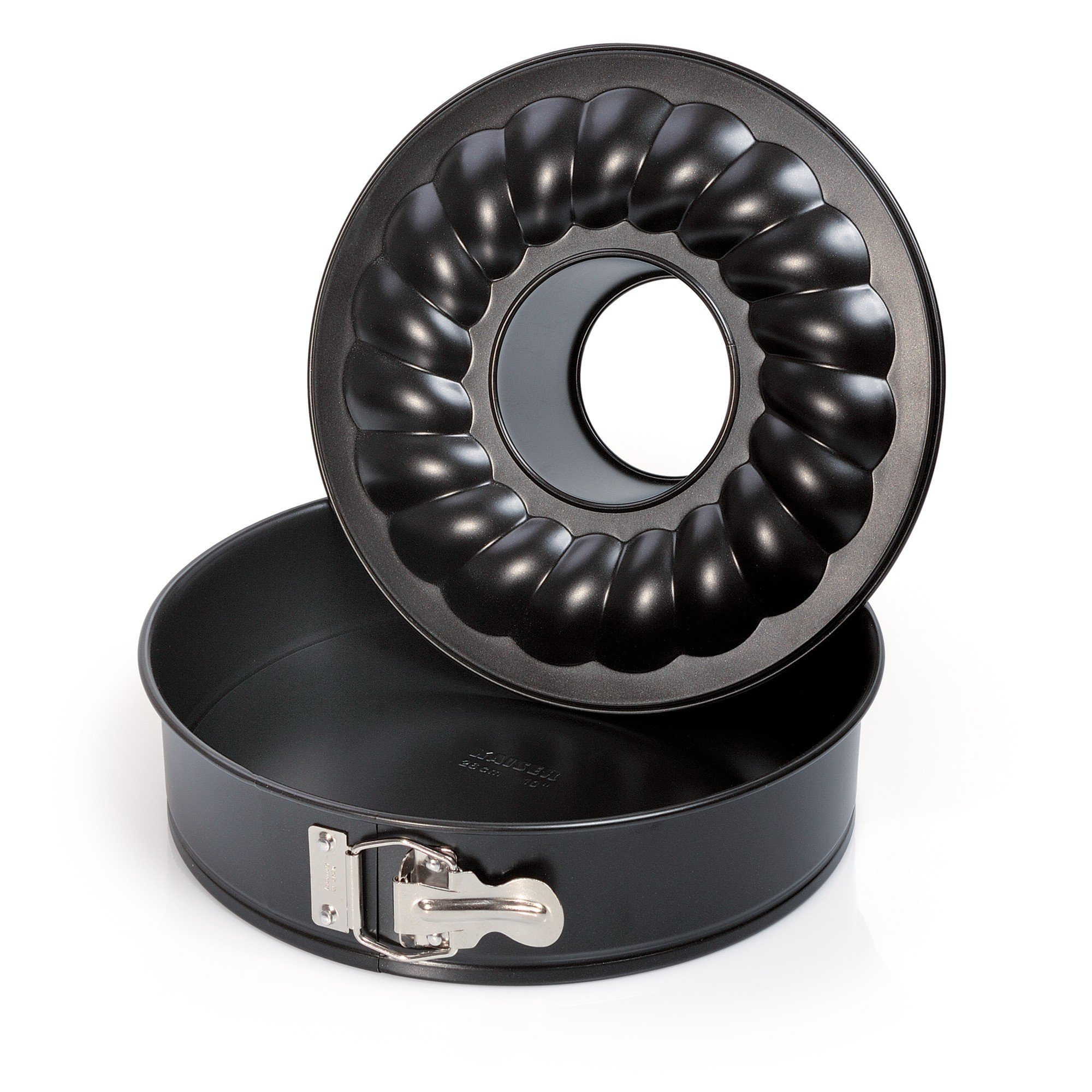 WMF Springform Pan with Funnel Base Classic Good Non-Stick Coating Even Browning Through Optimal Heat Conduction with Recipe Booklet, 28 cm