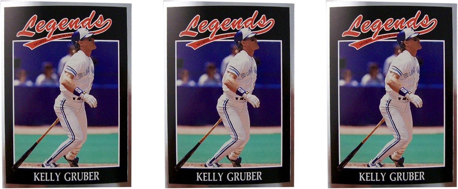 Amazon 3 1991 Legends 29 Kelly Gruber Baseball Card Lot Toronto 