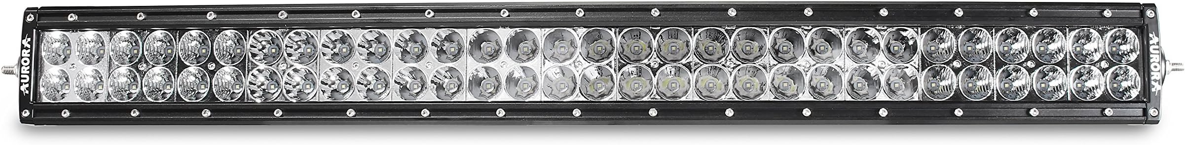 Aurora LED 30” 180W Double Row Light Bar. 14400 Lumen, 9-36V, Combination Beam. 60 X 3W Oslon White LED Chips