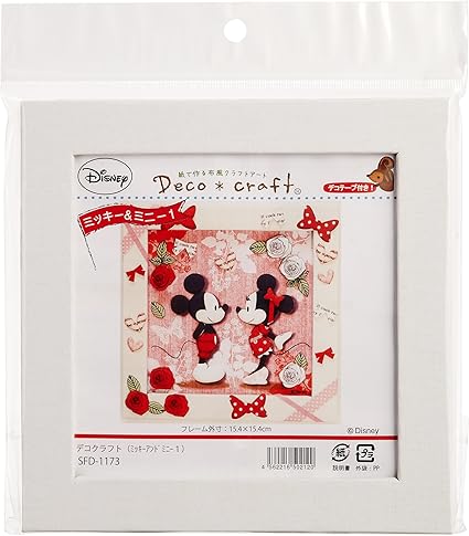 Amazon フクサン デコクラフト ディズニー フレームキット ミッキー ミニー 1 Sfd 1173 アニメ 萌えグッズ 通販