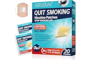 FLAMEBEAUTY Step 3 Nicotine Patches 7mg - 30 Count Gradual Reduction System, Transdermal Quit Smoking Aid with Natural Botanicals, Stop Smoking Patches That Work | Parches de Nicotina