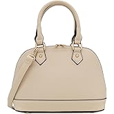 Zip-Around Saffiano Classic Dome Satchel