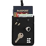 Zero Grid Hidden Bra Wallet - Travel Pouch & Secret Pocket for Passport, Money & Valuables - Undercover Bra Stash Fits All Br