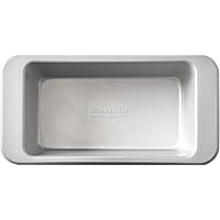 KitchenAid Nonstick Aluminized Steel Loaf Pan, 9x5-inch, Silver