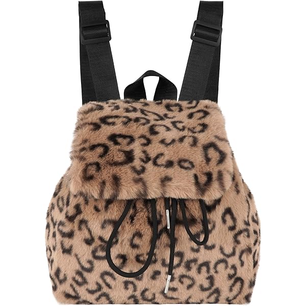 brown leopard print faux fur mini backpack Amazon.com: Fur Backpack Purse Leopard Bow Y2K Fuzzy Cheetah Daypack  Shoulder Bag for Women Fluffy Soft Furry Mini Drawstring Cute Alt Deer Animal  Print Trendy Daily Party (Grey Cheetah) : Clothing, Shoes
