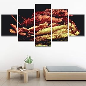 SIGNWIN 5 Panel Canvas Wall Art Modern Art...