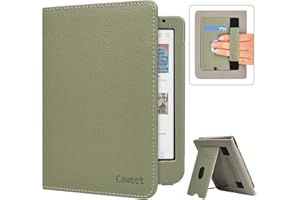 Caweet Case for Kobo Clara Colour/BW 6 Inch 2024 Release, Premium PU Leather Foldable Stand Protective Sleeve Cover with Card
